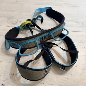 Edelrid jay 2 climbing harness blue grey size medium